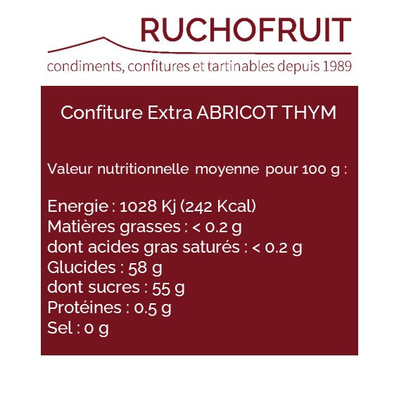 Abricot - Thym